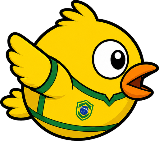 Canarinho do Pix — mapa Brasil